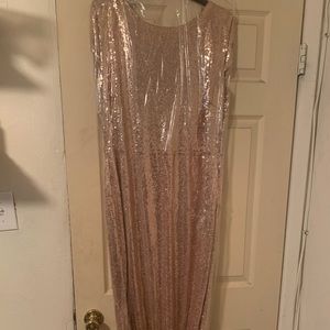 Rose Gold Bridesmaid Dress